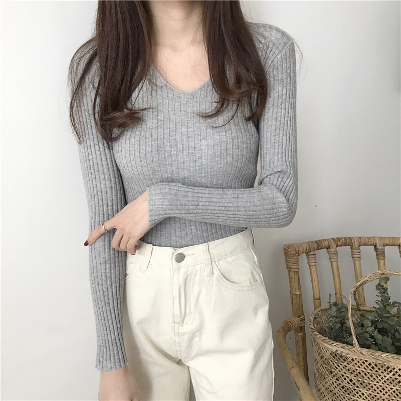 Sweaters Knitted Autumn Winter Sweater Women Office Vintage Pullover ...
