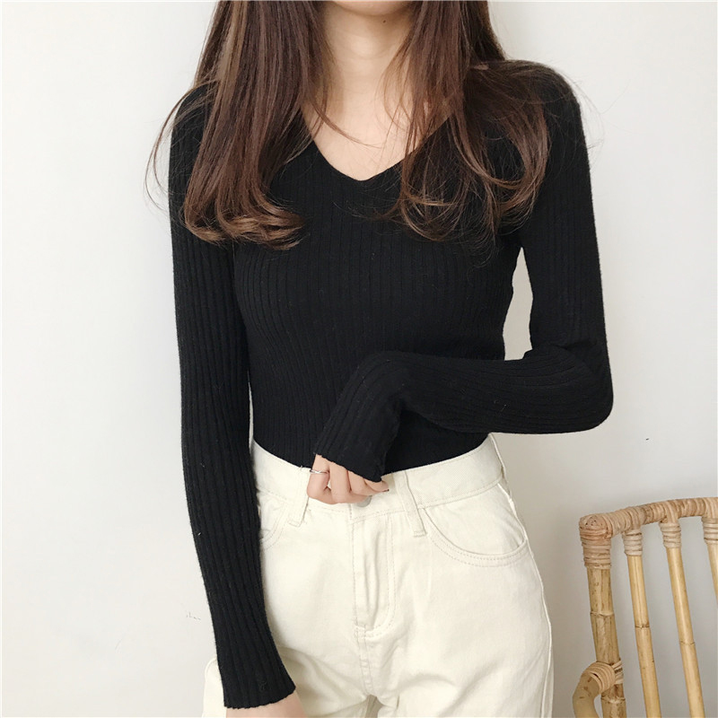 Sweaters Knitted Autumn Winter Sweater Women Office Vintage Pullover ...